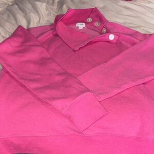 J. Crew Wide Button Collar Pullover Swestshirt